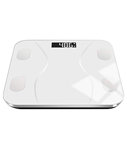 Waage,Haushaltspräzision Intelligente Personenwaage Kleine Körperfettwaage Schüler Gewichtsverlust Fettwaage Kapazität 180 kg Leicht lesende
