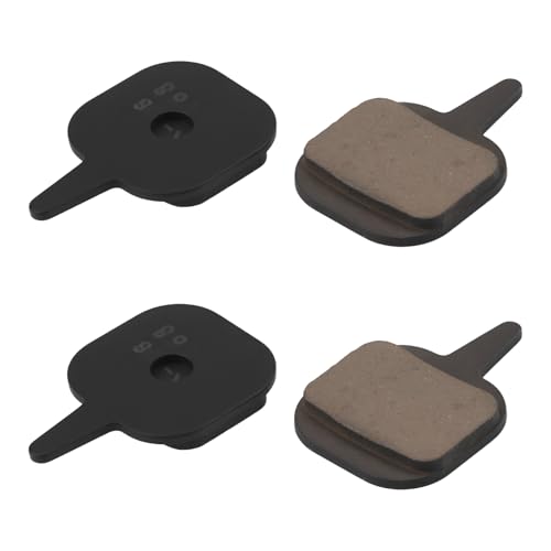 Micro Traders 2 Pairs Bicycles Semi Metal Brake Pads N11.11 Compatible with Tektro IO Novela Aquila Gemini
