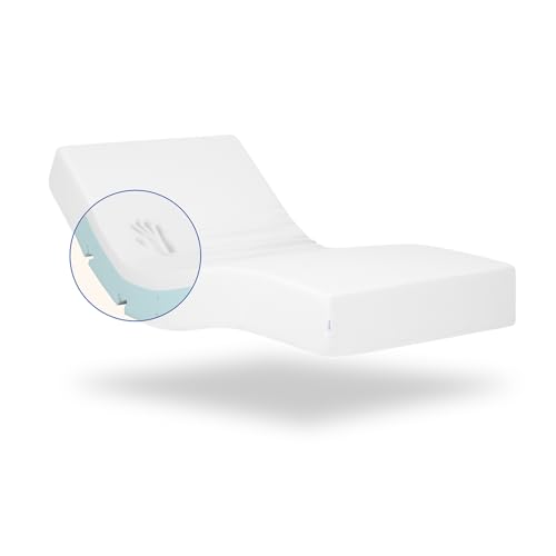 Geriafy - Colchón viscoelástico 105x190 | 20 cm de Grosor | Funda Tencel Tejido Fresco y Suave | Apto para Camas articuladas y Normales | Espuma con Memoria