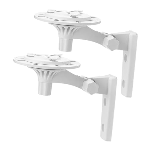 Balacoo 2pcs Camera Bracket Camera Mount Wall Mount Security Camera Holder Wall Ceiling Mount Camera Wall Mounting Bracket Security Camera Wall Mount Holder Camera Wall Stand White