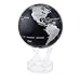 Produktbild MOVA Globus, schwarz und silber, 15,2 cm, mit Sockel, solarbetrieben, rotierender Globus, keine Batterie oder Akkord, einzigartiges Geschenk und Dekoration