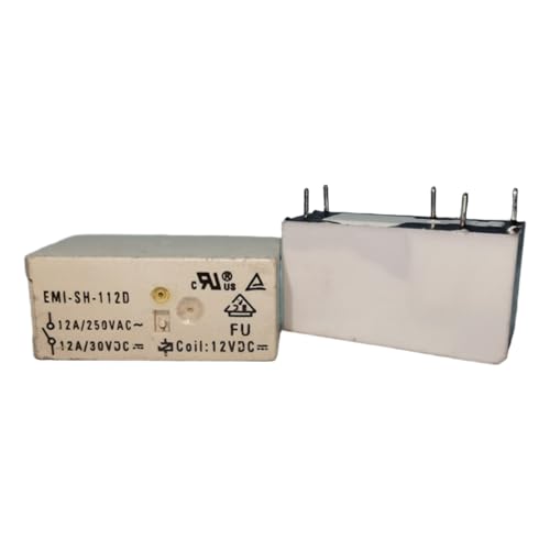 Relais 12VDC EMI-SH-112D pour résoudre les pannes de commutation 12A 250V
