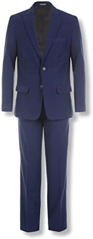 Calvin Klein Big Boys' 2-Piece Formal Suit Set, Infinity Blue, 12