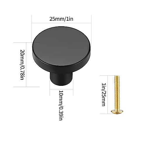Black Brass Drawer Knobs - Image 2