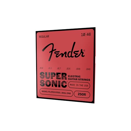 Fender Super 250 Electric Guitar Strings, Nickel Plated Steel, Ball End, 250R .010-.046 - image 3