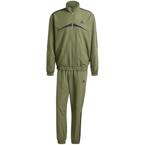 adidas Men's Olive Strata Tracksuit Cover
