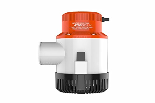 SEAFLO 4700 GPH Marine Bilge Pump, Non-Automatic 12v