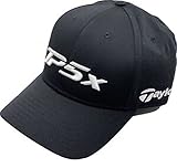 TaylorMade Golf Mens Performance TP5x Adjustable Golf Cap Hat, Black