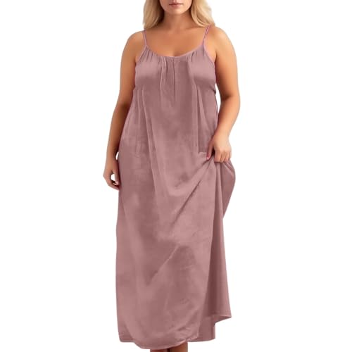 Robe maxi sans manches dos nu et fluide : le confort absolu en grande taille