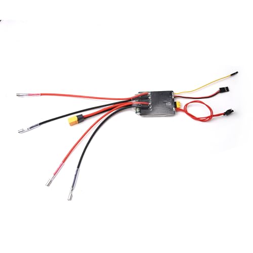 Readytosky 30A Bidirectional Brushed ESC 2-6S RC 30Ax2 Mixed Control ESC Dual Way Electric Speed Controller for RC Tank Speed Difference Boat RC Cars Tracked Vehicles