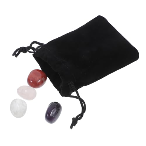 HOMSFOU 15-20mm Polished Red Agate Stones Set of 8 Diy Craft Rocks Garden Decorative Stones Unique Shape Size