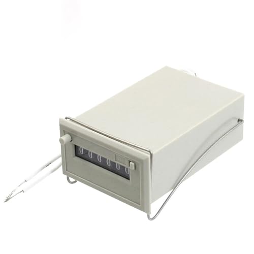 Compteur électromagnétique AC 220V CSK6-DKW à 6 chiffres avec support métallique robuste