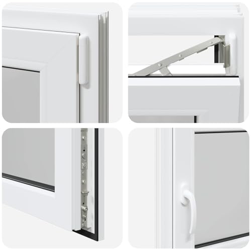 Fenêtre de sous-sol RISOR PVC blanc verre insonorisé - 7