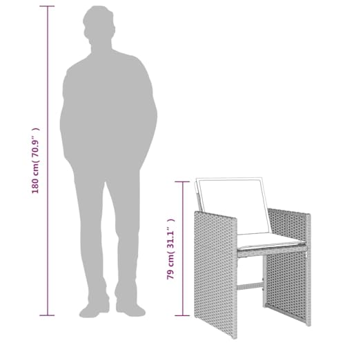 Mobilier d'extérieur résistant aux intempéries ensemble table et chaises de jardin