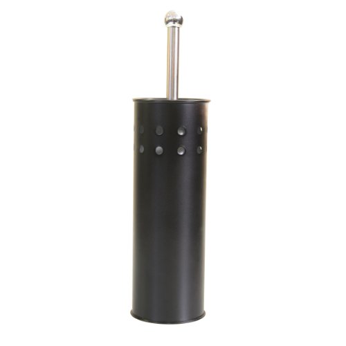 Preisvergleich Produktbild axentia 282233 WC Garnitur Edelstahl, schwarz