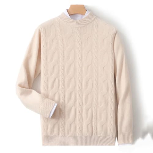 Men's Sweater Long Sleeve Thickened Pullover Casual Knit Sweater Tops2