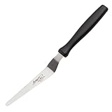 Ateco 1317 Ultra Offset Tapered Spatula with 4.75 by .75-Inch Stainless Steel Blade, Plastic Handle, Dishwasher Safe
