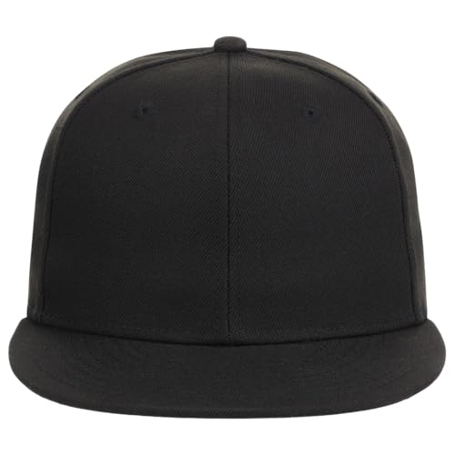 Image of Lids Blank Premium Full Court w /Colored Under Visor Fitted Cap