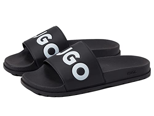 Image of HUGO mens Big Logo Slide Sandals