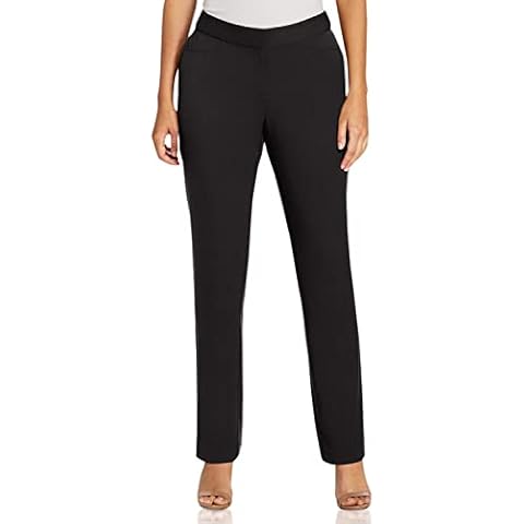 Rafaella Women's Curvy Fit Dress Pants Cover