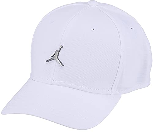 [ナイキ] JORDAN ジョーダン Metal Jumpman Cap CW6410 010 メタル ジャンプマン キャップ2.ホワイトone size 【並行輸入品】