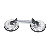 [Ventosa de vidrio premium] Hecho de caucho inodoro de alta resistencia con de metal ergonómico para un agarre seguro. Sujeción cómoda y segura para levantar baldosas.