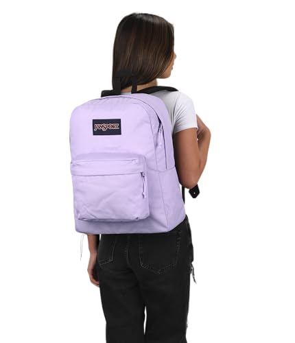 JanSport SuperBreak One Backpacks - Durable, Lightweight Bookbag with 1 Main Compartment, Front Utility Pocket with Built-in Organizer - Premium Backpack, Pastel Lilac - image 6