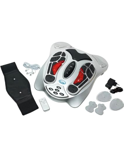 Image of ALS Electric Health Protection Machine with Acupressure for Foot and Sole Therapy for Blood Circulation Leg Pain Vericose Veins Electromagnetic Wave, for Pain Relief Infrared Therapy