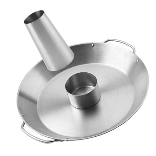 PartyKindom Plaque De Poulet Grillée Grille De Portable en Acier Barbecue Volaille Extérieure Poulet Servir Poêle À Poulet Grillades Intérieures Grille De Poulet Rôtissoire