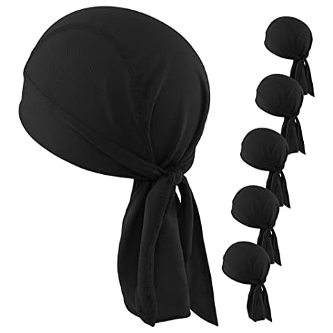 OutdoorEssentials Cooling Helmet Liner - Motorcycle Headwraps for Men - Do Rag Bandanas for Men - Bandana Skull Cap Biker Cap Cover