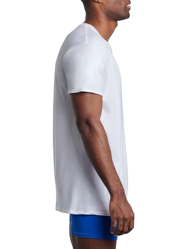 Image of Fruit of The Loom Men's Premium Tag-Free Cotton Undershirts (Regular and Big & Tall)