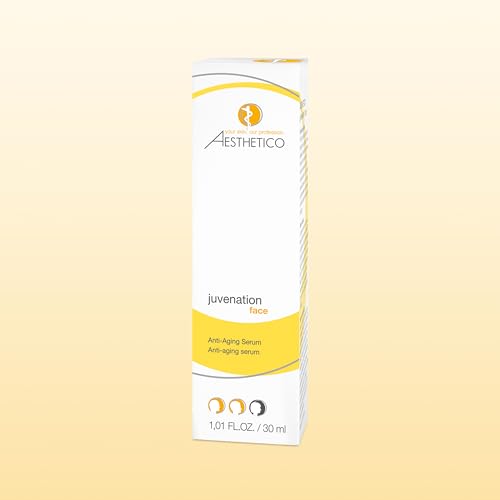 AESTHETICO juvenation, 30 ml - Anti-Aging-Serum mit Hyaluron und fältenglättendem Effekt, regeneriert und verjüngt die Haut, intensiv feuchtigkeitsspendend