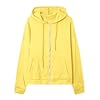 Hoodies For Girls,Zip Up Hoodie Lightweight Long Sleeve Sweatshirts Casual Jumpers Zipper Hooded Jackets,Sweatshirts For Women Uk Yellow #1