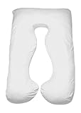 Pillowcase for U Shaped Pillow - White - Exclusively by BlowOut Bedding RN #142035