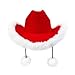 FACAILUO Fashionable Distressed Edges Cowgirls Hats Breathable Fabric Cowgirls Hats Perfect for Themed Parties and Travel Use Casual Western Hat for Festivals Multicolor
