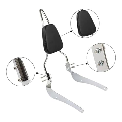 Dosseret passager arrière rembourré pour porte-bagages Boulevard VL800 - 4