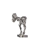 Ronin Miniatures - Girl Pose Bent - Metal Sculpture Miniature - Size 1/32 Scale - 54mm Action Figures - Home Collectible Figurines