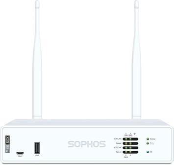 Sophos XGS 88W Gen2 Wireless Security Appliance with 1 Year Standard Protection XZ88ZZ12ZZPCUS | 4 x 2.5 GE Ports | Built-in Wi-Fi 6, SD-WAN, Secure VPN, Central Cloud Management