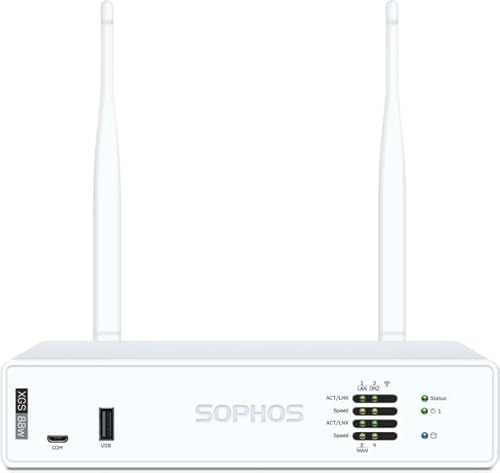 SOPHOS XGS 88w (Gen2) Wireless Security Appliance with 1 Year Xstream Protection (XY88ZZ12ZZPCUS) 4X 2.5 GE Copper Ports | Quiet, High-Performance Desktop Firewall