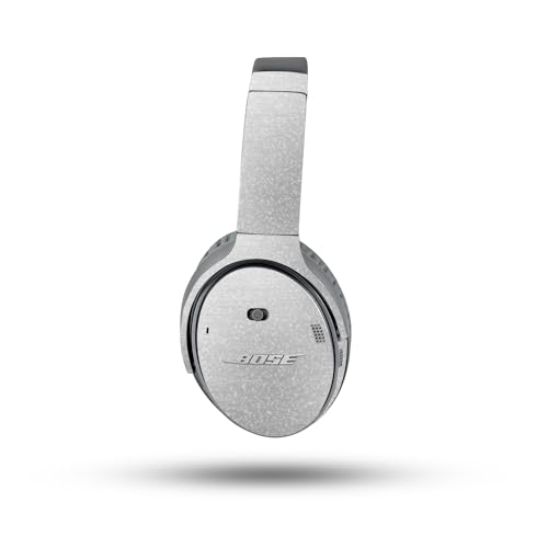 Image of MightySkins Glossy Glitter Skin Compatible with Bose QuietComfort 35 II Headphones - Cold Steel | Protective, Durable High-Gloss Glitter Finish | Easy to Apply, Remove, and Change Style