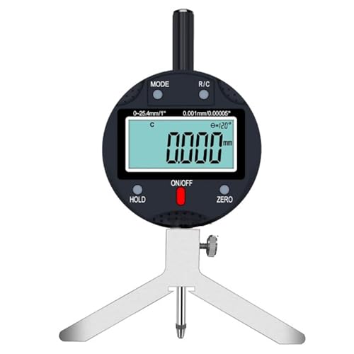 Misuratore digitale per smusso, righello elettronico per raggio con ganasce di misurazione doppie per angoli di 90/120°, misurazione di precisione fino a 0,001 mm