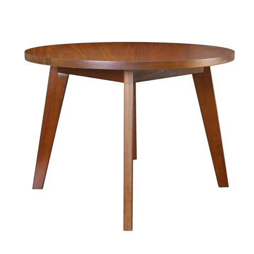 American Trails Genuine 100% Hardwood Round Coffee Table - Hand-Wiped Sweet Oak - Thumbnail 5