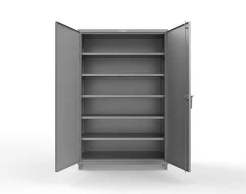 Strong Hold Extra Heavy Duty 14 GA Cabinet with 5 Shelves - 48 in. W x 24 in. D x 75 in. H