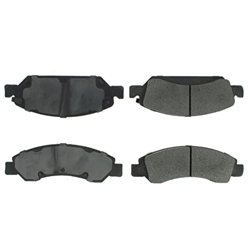 Stoptech Centric 102.13630 C-Tek Semi-Metallic Rear Disc Brake Pads With Shims - Fits Select Cadillac, Chevrolet And Gmc Vehicles #TOP4