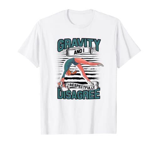 Gravity and I rispettosamente in disaccordo si riferisce allo sport di yoga aereo e alla guida su seta e anche per le ginnasti che fanno parkour e cavalcano sul palo per mostrare abilità flessibili e lavorare quei muscoli ed essere in forma. Per la tua ragazza che ama l'acrobazia e la ginnastica.