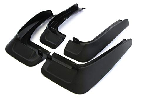 Red Hound Auto Mud Flaps Compatible With Toyota Highlander 2014-2019 2Wd Gas & Hybrid Models - Front And Rear Molded 4Pc Full Set #TOP4