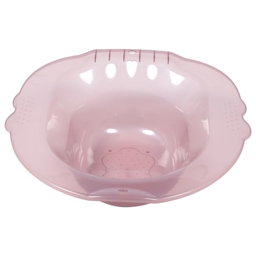 BCOATH Sitz Bath Bowl for Toilet Seat Treatment Bidet Basin Postpartum Care Basin Plastic Sitz Bath Easy Clean