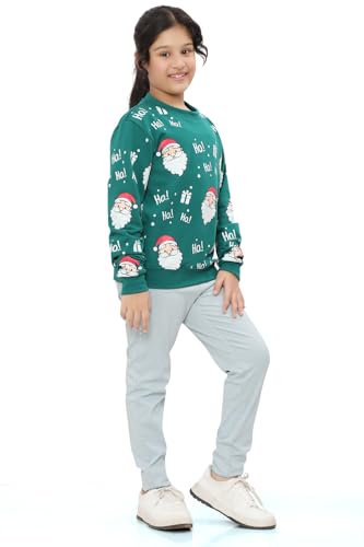 Image of Ninos Dreams Full Sleeves Girls Christmas Sweatshirts
