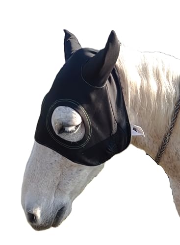 Masque thérapeutique pour chevaux Bio Titanium Cob M avec oreilles pour soin et récupération