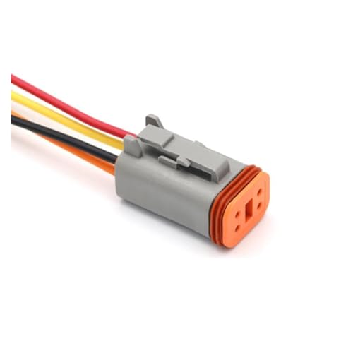 Conector DT 4P hembra con arnés de cable de 15 cm DT04-2P conector eléctrico 2P 3P 1